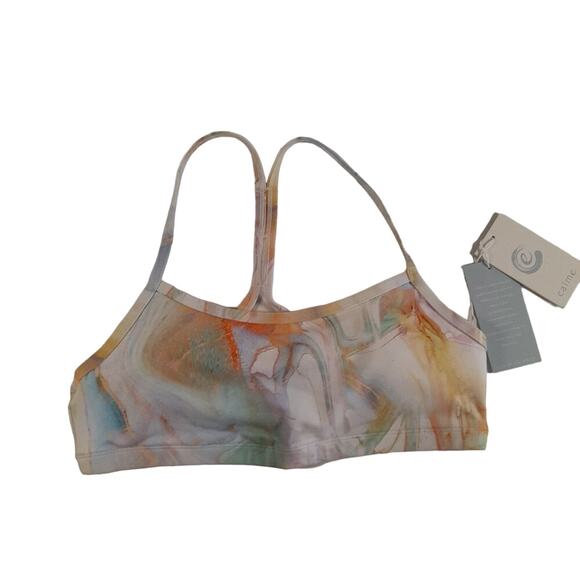 Calme Other - Calme by Johnny Was Marbled Sports Bra Women L NWT BohoChic Boho Athleisure Luxe